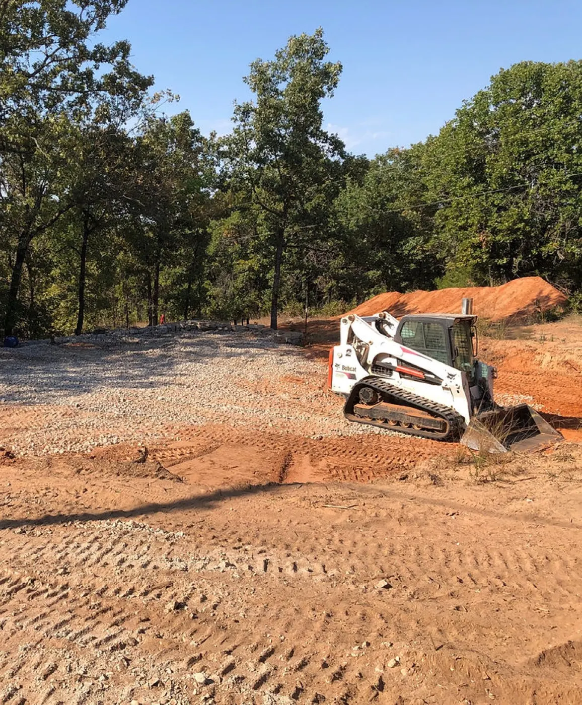 Excavation and land work by CG Dirt Work and More in northeast Oklahoma