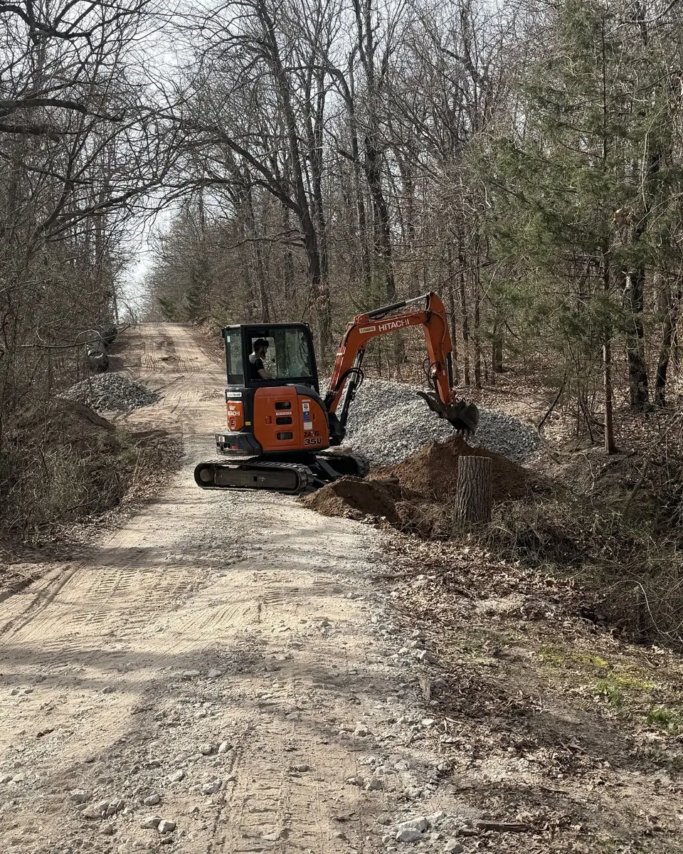 Excavation & Site Preparation photo by CG Dirt Work and More in northeast Oklahoma