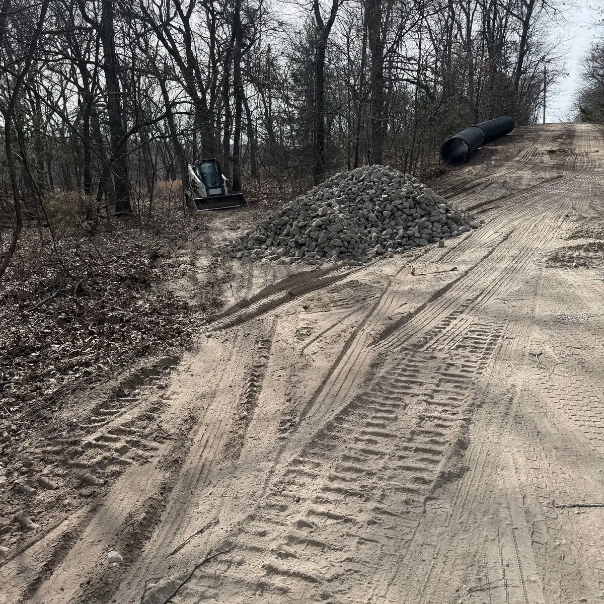 Gravel Driveways photo by CG Dirt Work and More in northeast Oklahoma