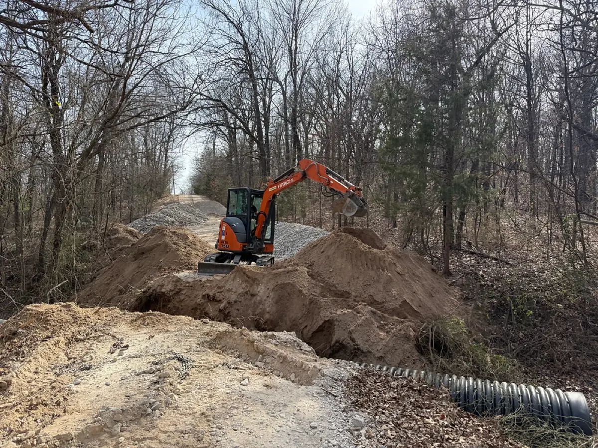 Pond Digging & Excavation photo by CG Dirt Work and More in northeast Oklahoma