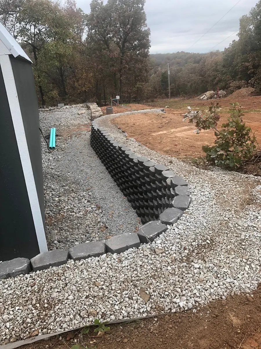 Retaining Walls by CG Dirt Work and More in northeast Oklahoma